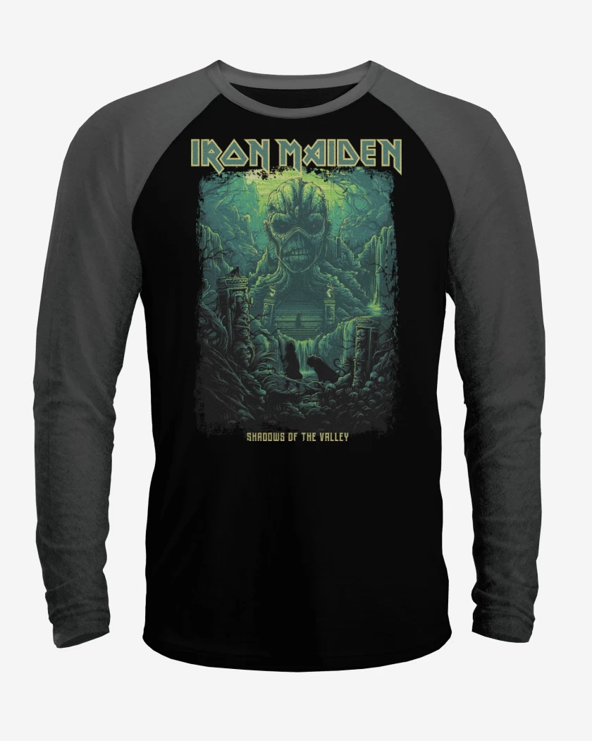 Polera Raglan Iron Maiden Shadows of the Valley