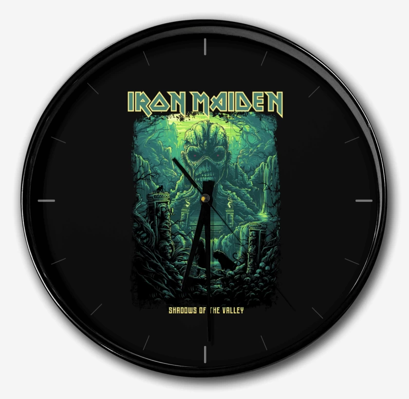 Reloj Negro de Iron Maiden Shadows of the Valley