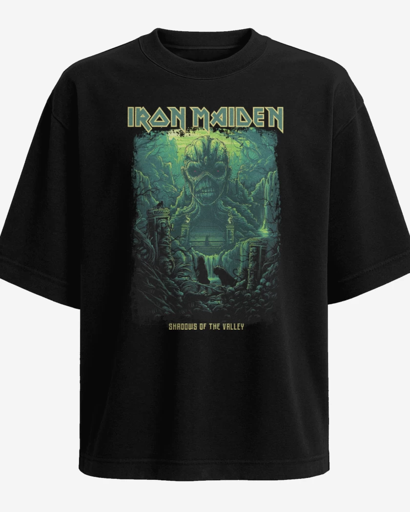 Polera Oversize Iron Maiden Shadows of the Valley