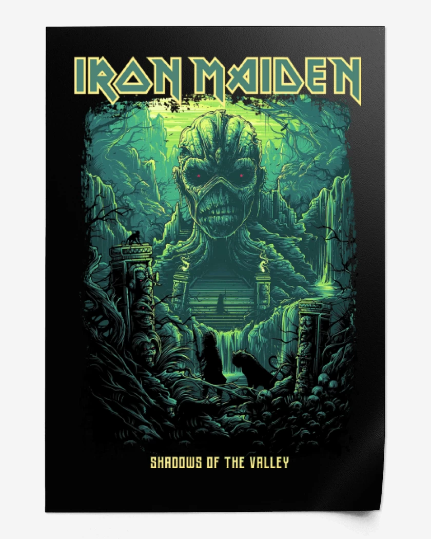 Print Iron Maiden Shadows of the Valley