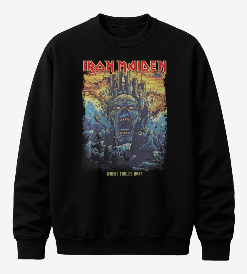 Poleron polo Iron Maiden Where Eagles Dare 
