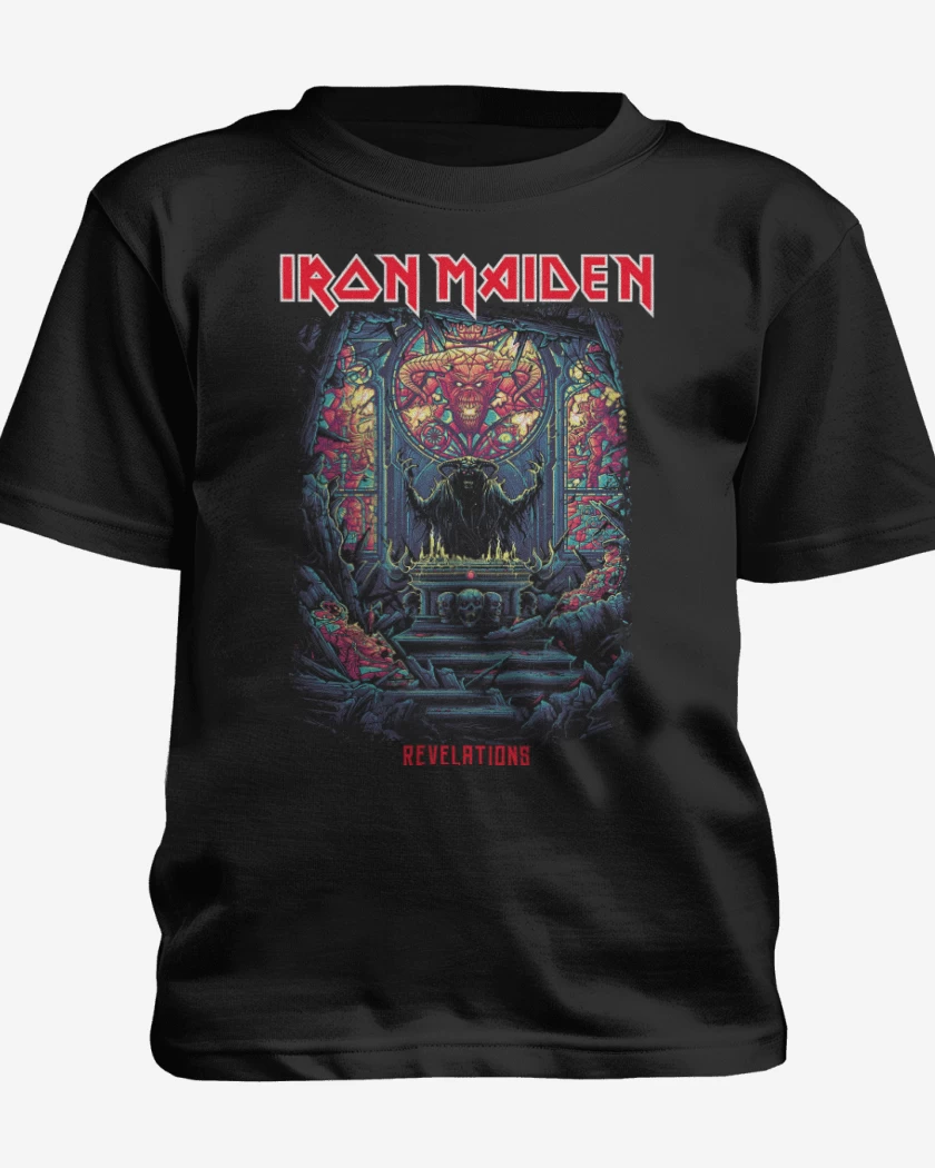 Polera de niño Negro de Iron Maiden Revelations