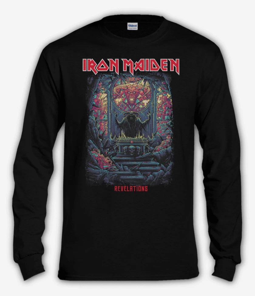Polera manga larga Negro de Iron Maiden Revelations