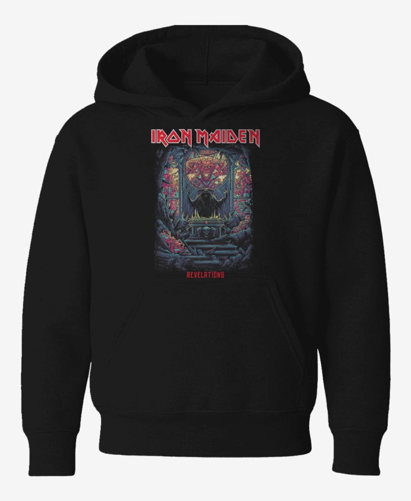 Poleron de niño Negro de Iron Maiden Revelations