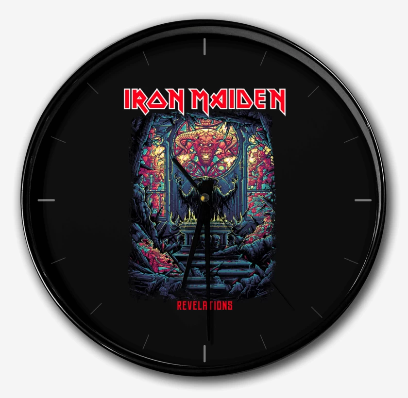 Reloj Negro de Iron Maiden Revelations