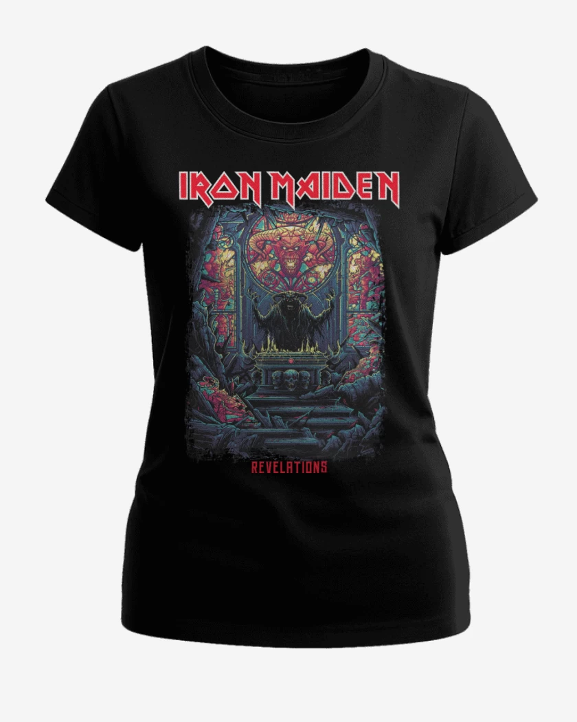Polera de Mujer Negro de Iron Maiden Revelations