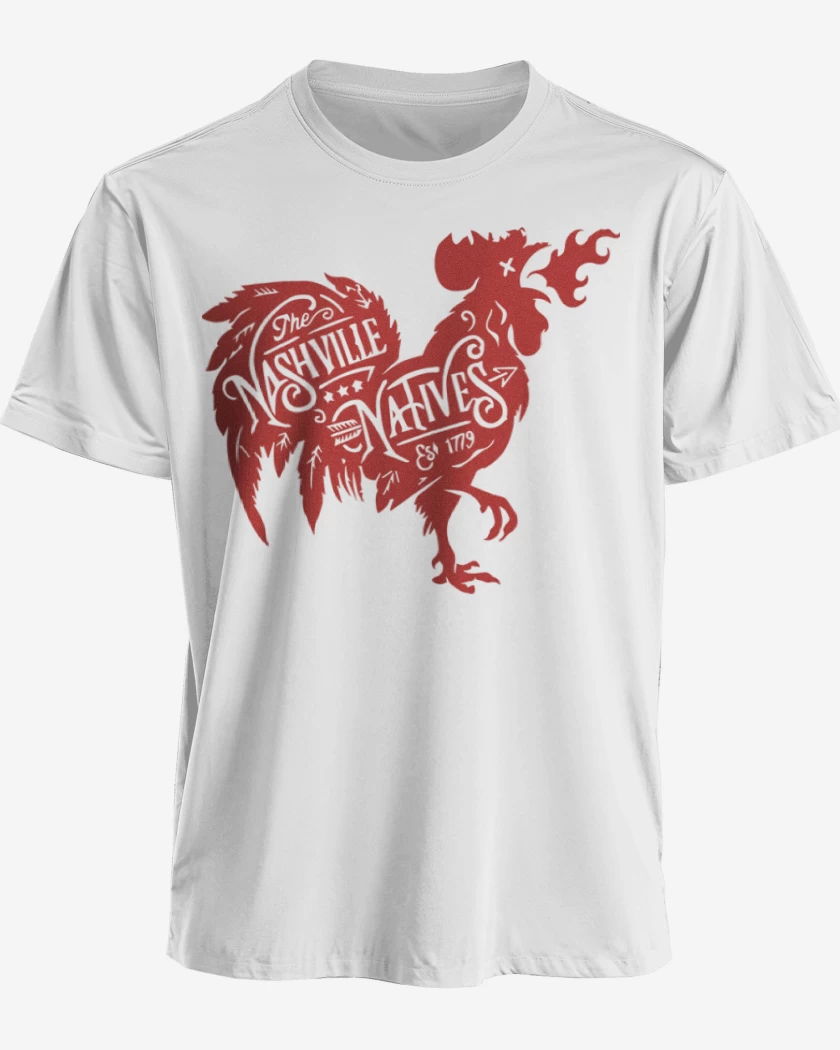 Polera premium Blanco de Nashville