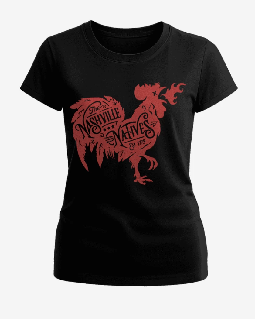 Polera de Mujer Negro de Nashville