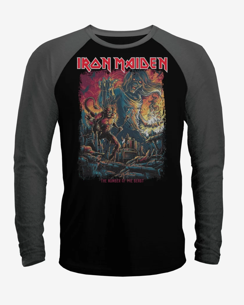 Polera Raglan Iron Maiden The Number