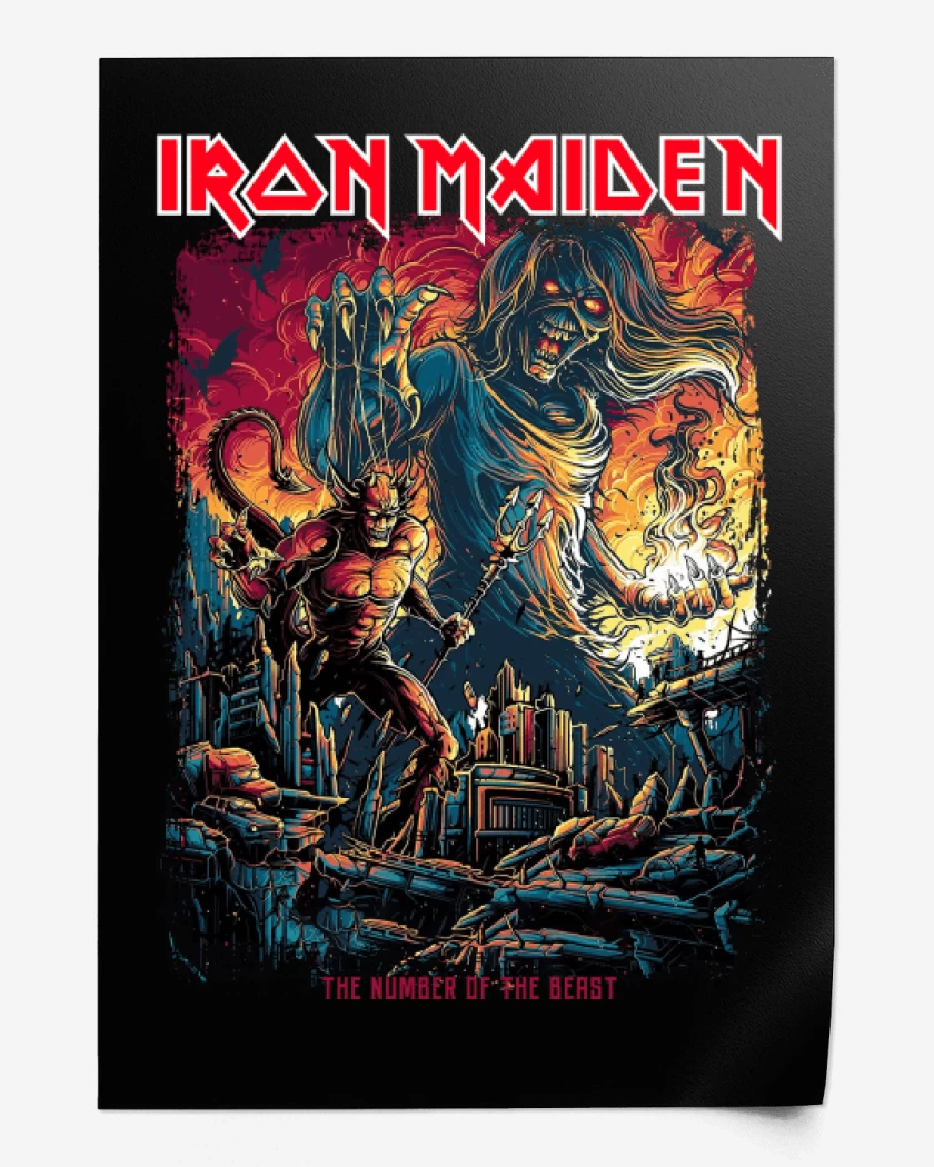 Print Iron Maiden The Number