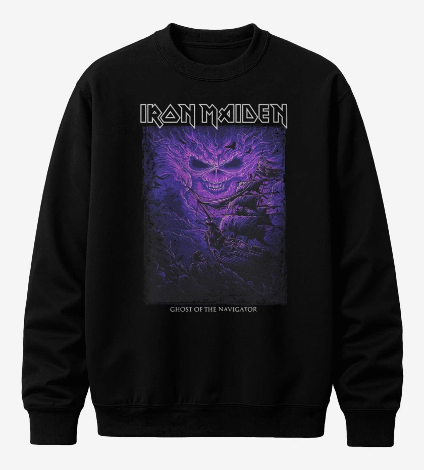 Poleron polo Iron Maiden Ghost of the Navigator