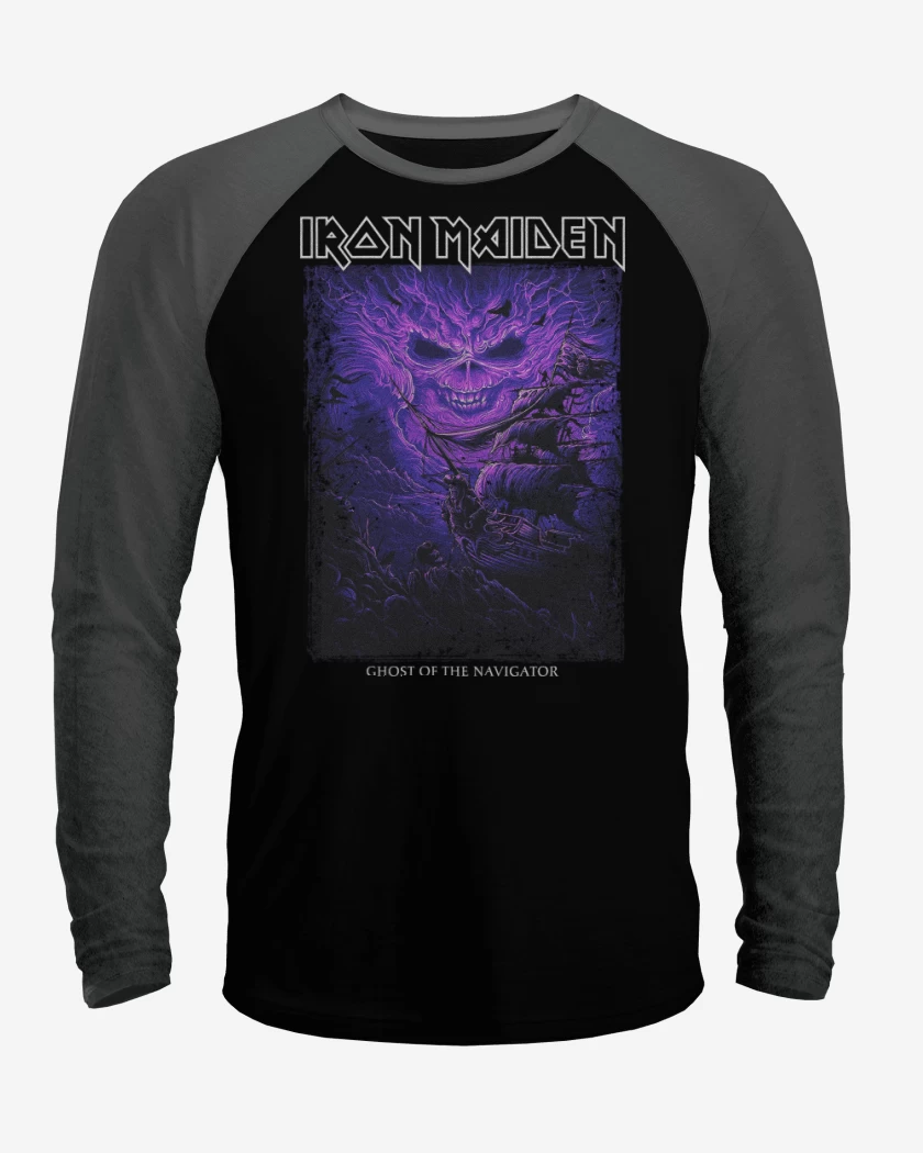 Polera Raglan Iron Maiden Ghost of the Navigator