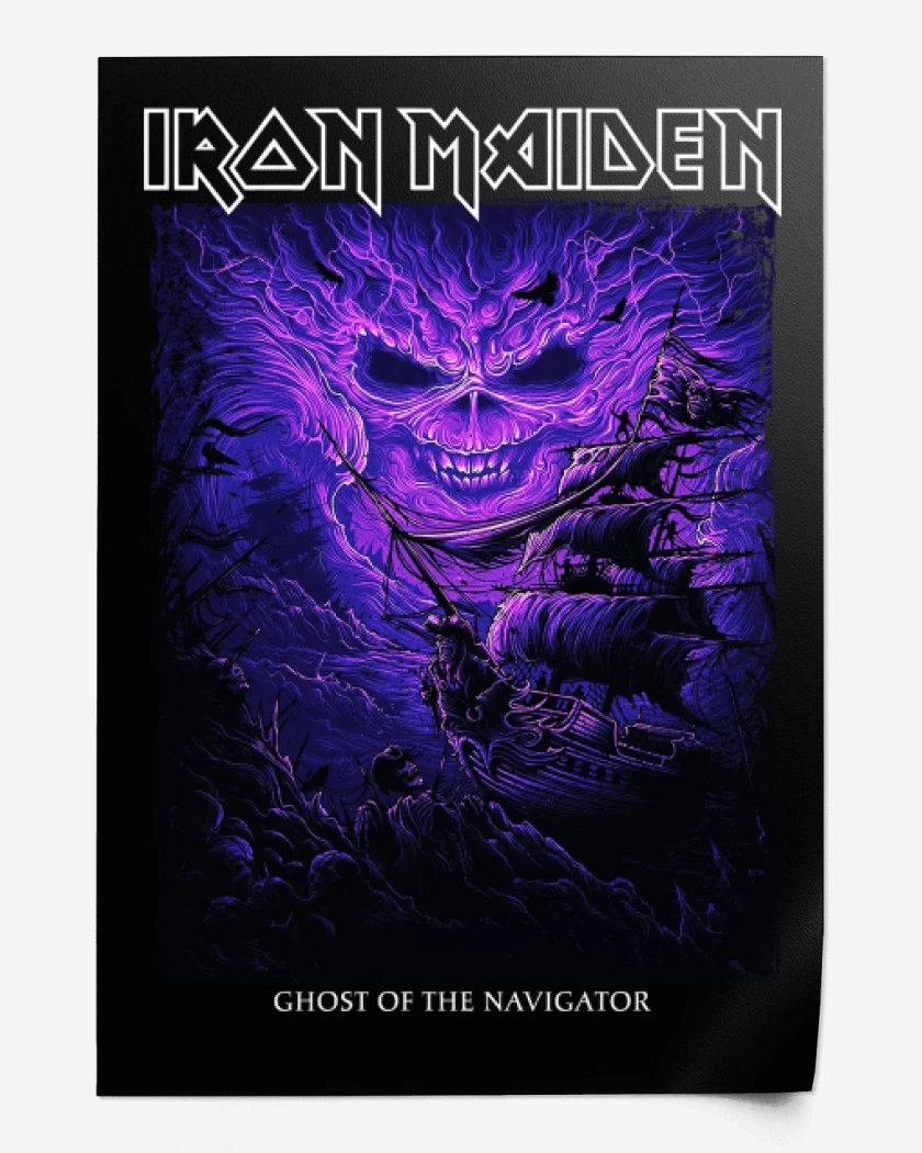 Print Iron Maiden Ghost of the Navigator