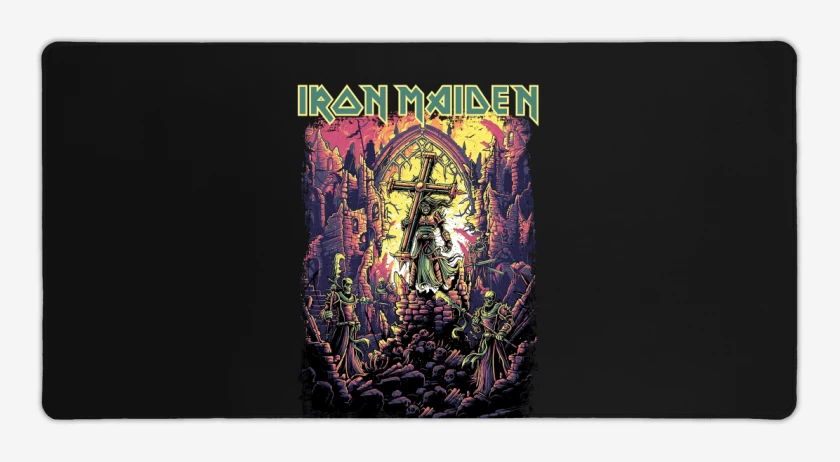 Mouse pad Gamer Iron Maiden Sign of the Cross
