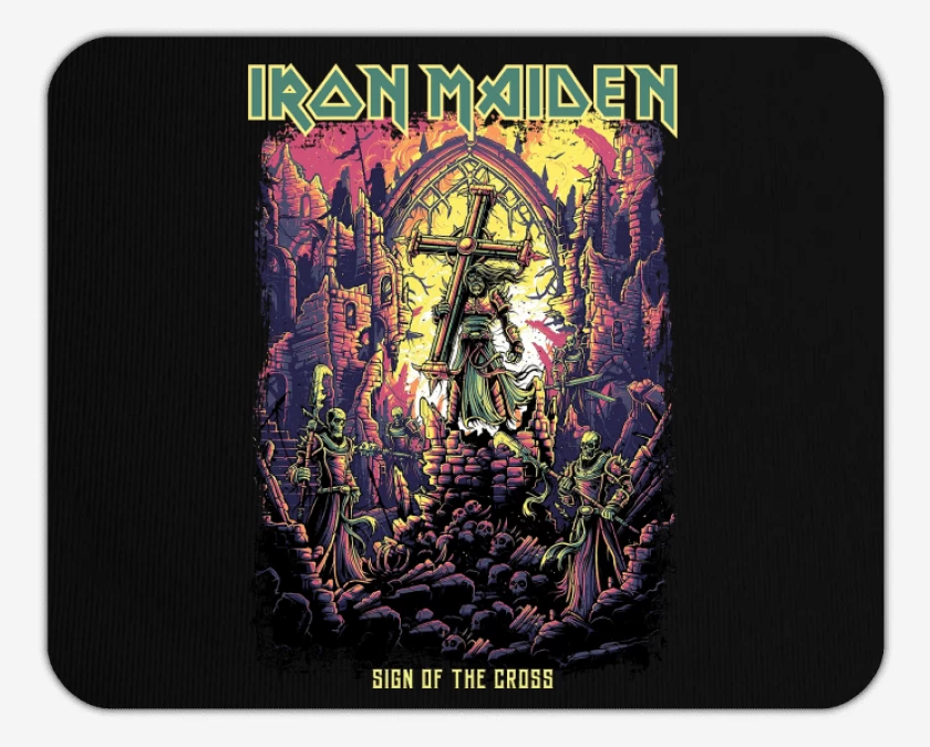 Mousepad Iron Maiden Sign of the Cross