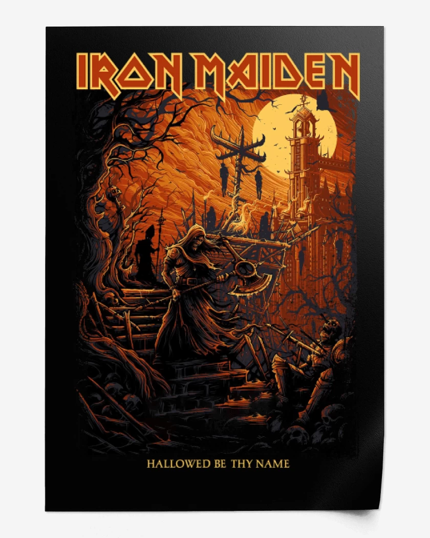 Print Iron Maiden Hallowed be