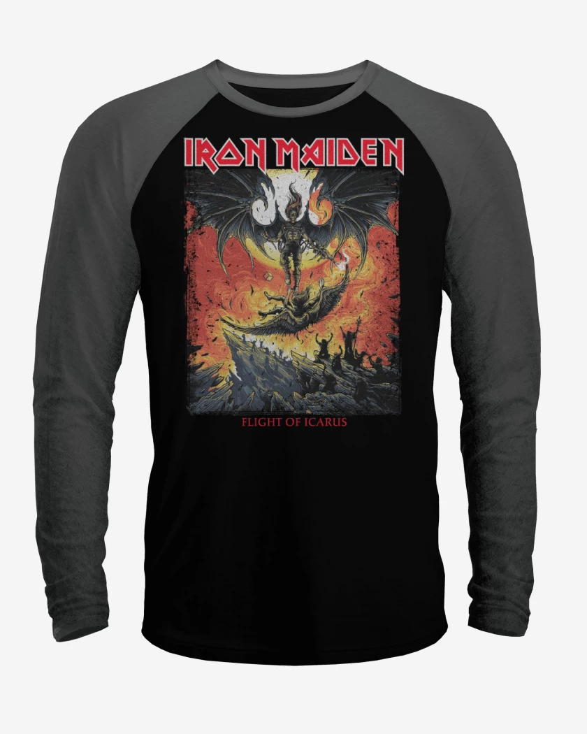 Polera Raglan Iron Maiden Icarus
