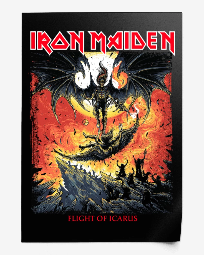Print Iron Maiden Icarus