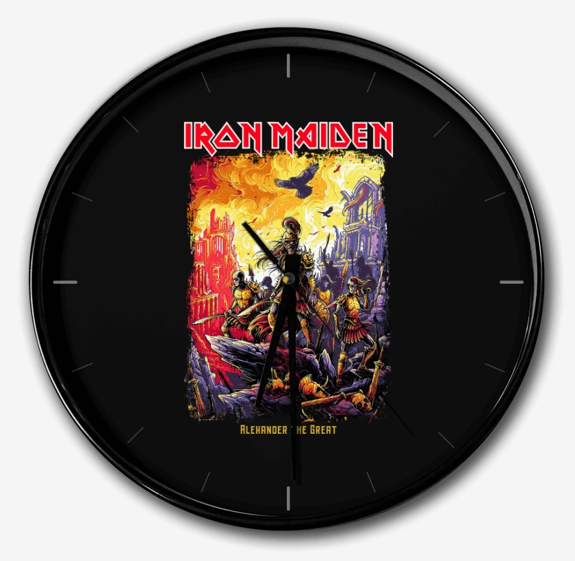 Reloj Negro de Iron Maiden Alexander the Great