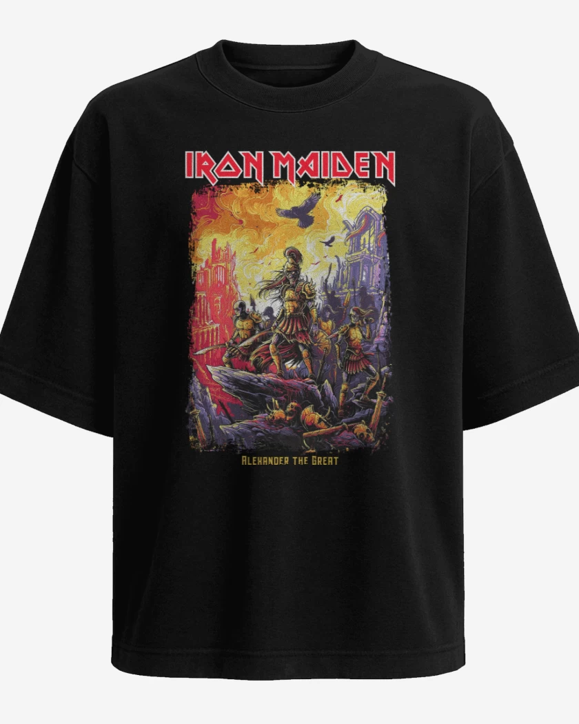 Polera Oversize Iron Maiden Alexander the Great