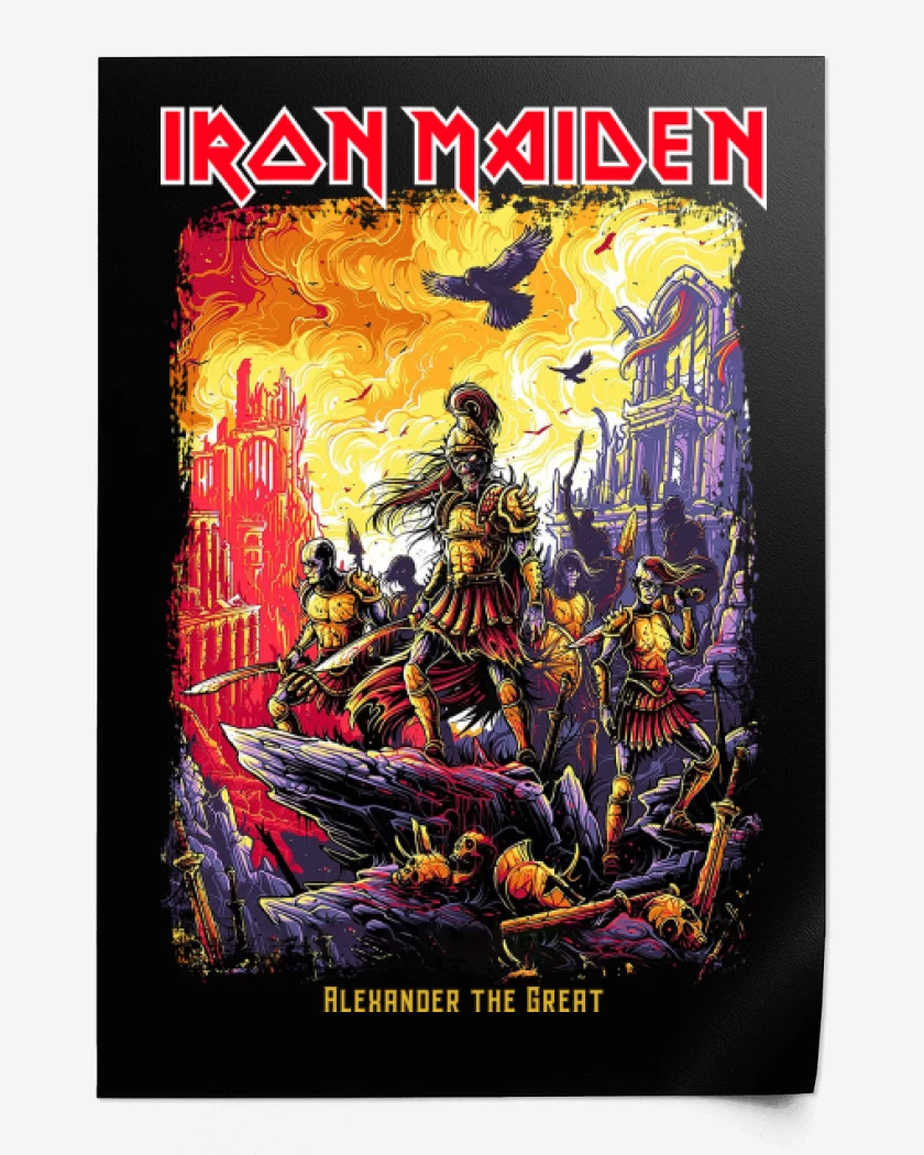 Print Iron Maiden Alexander the Great