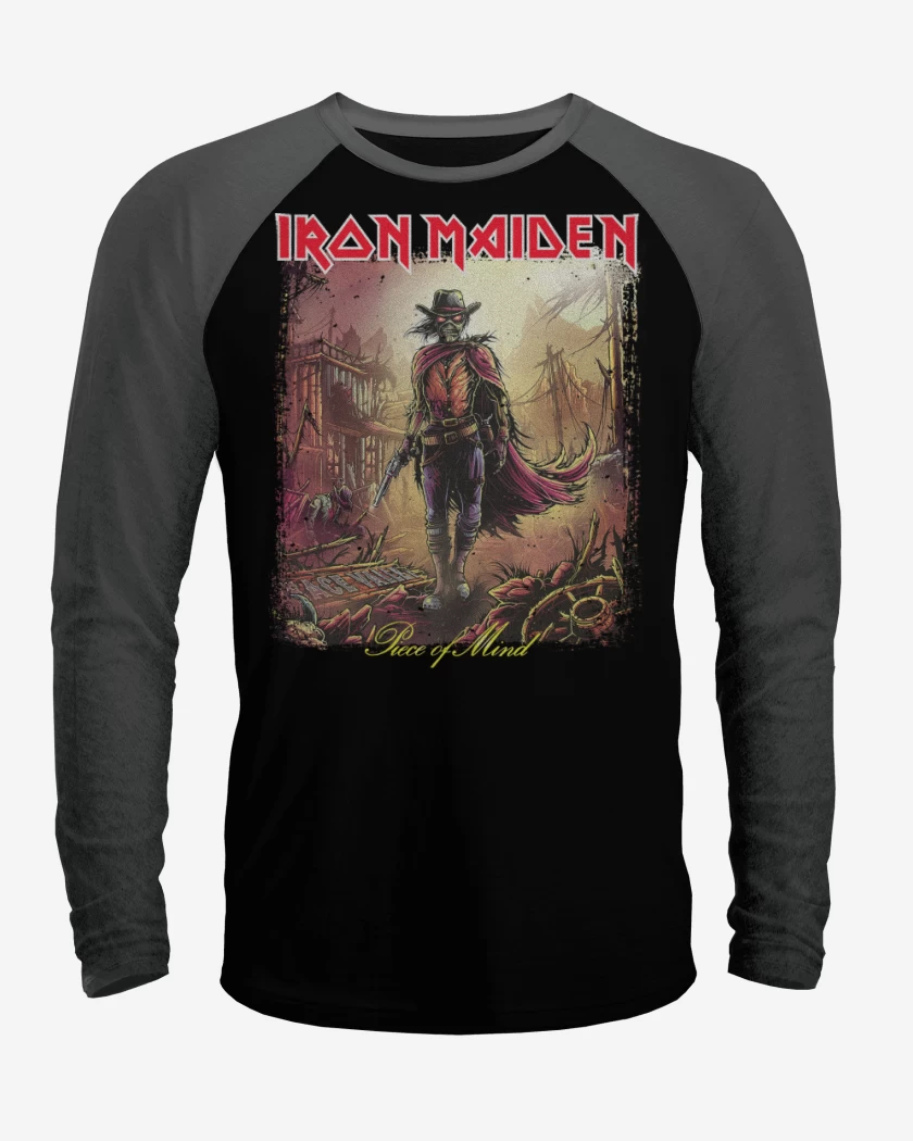 Polera Raglan Iron Maiden Piece of Mind