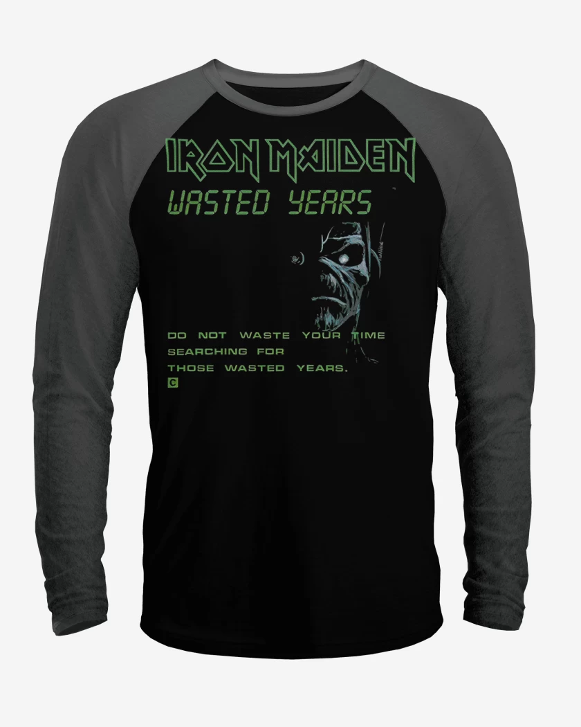 Polera Raglan Iron Maiden Wasted Years