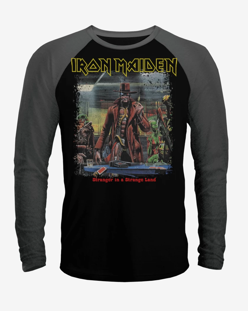 Polera Raglan Iron Maiden Stranger in a Strange Land