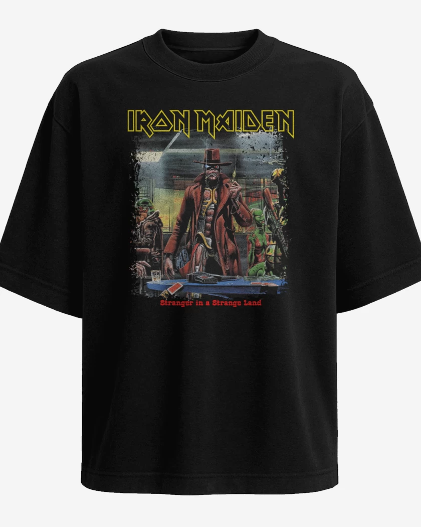 Polera Oversize Iron Maiden Stranger in a Strange Land