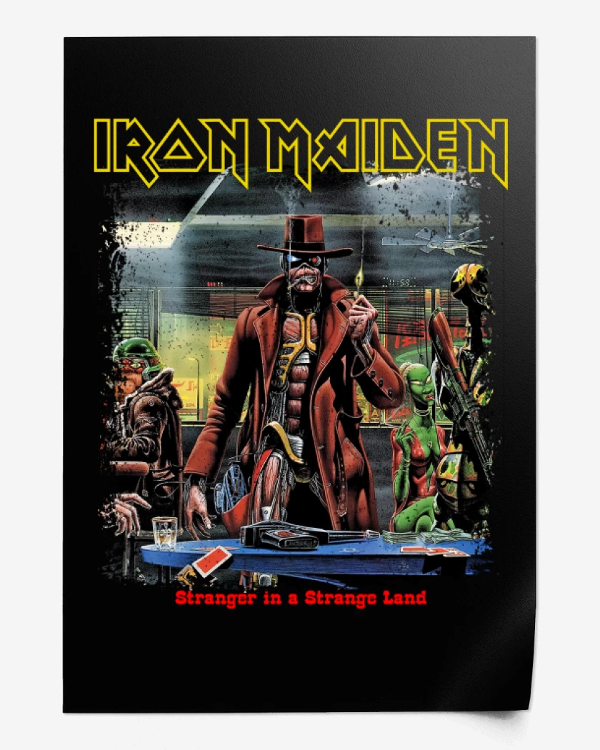 Print Iron Maiden Stranger in a Strange Land