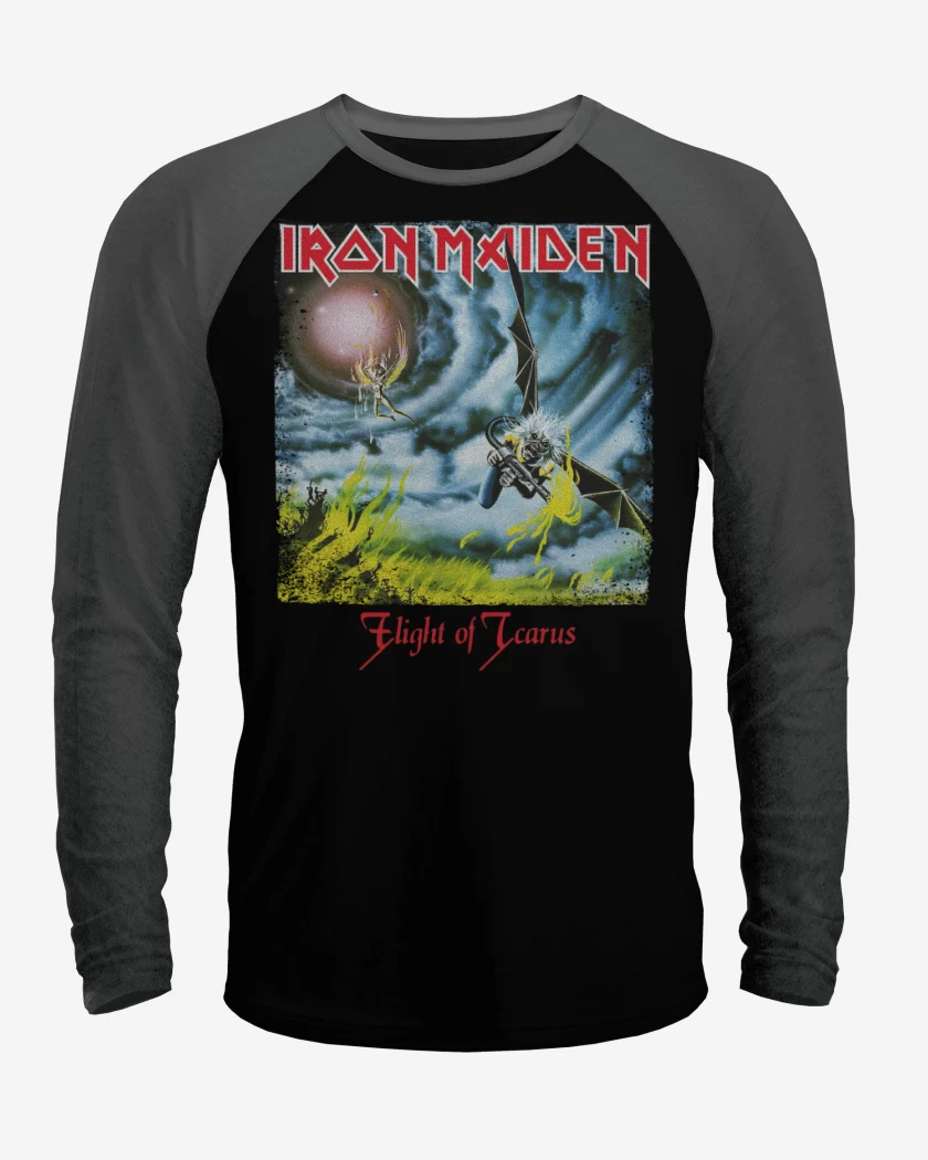 Polera Raglan Iron Maiden Flight of Icarus