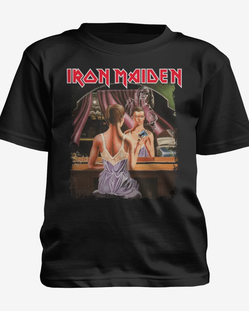 Polera de niño Negro de Iron Maiden Twilight Zone
