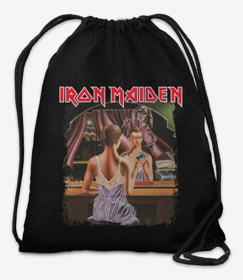Mochila Negro de Iron Maiden Twilight Zone