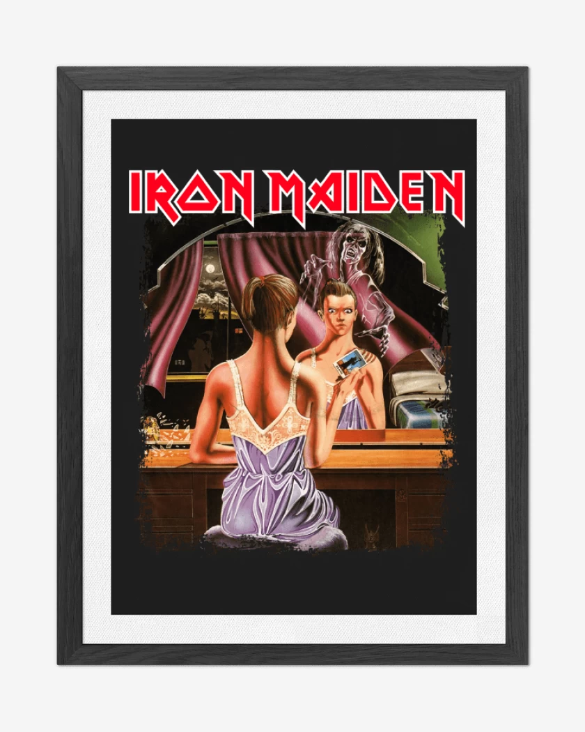 Cuadro decorativo Negro de Iron Maiden Twilight Zone