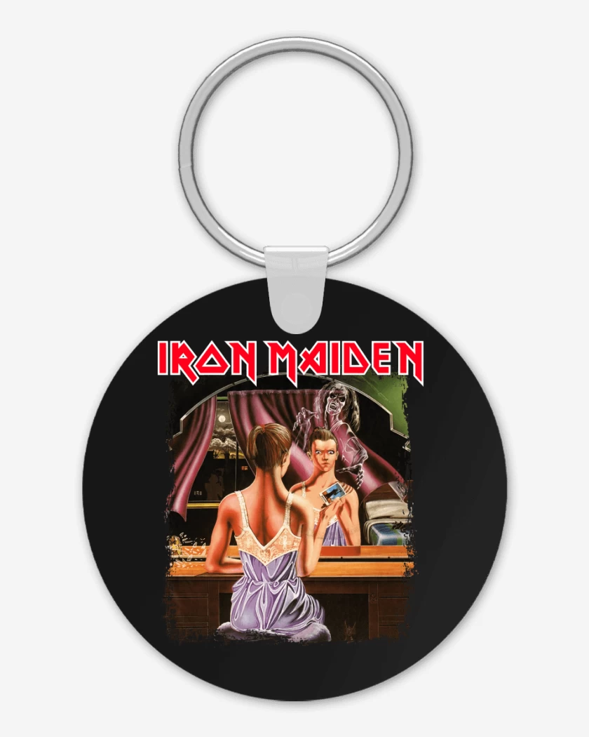 Llavero Negro de Iron Maiden Twilight Zone