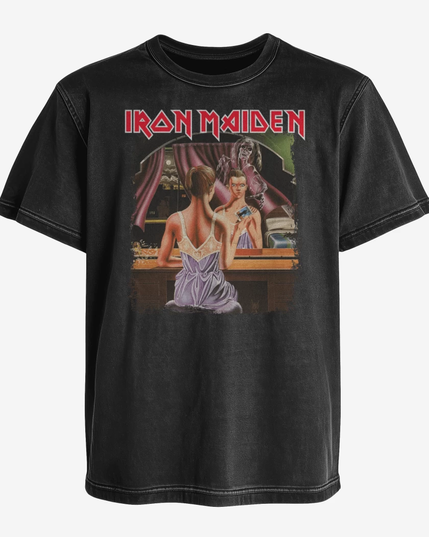 Polera desgastada Iron Maiden Twilight Zone
