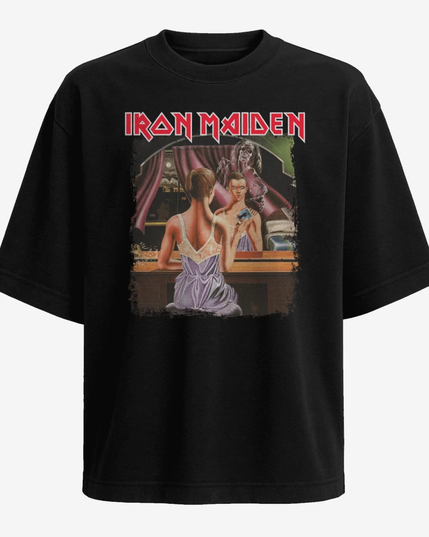 Polera Oversize Iron Maiden Twilight Zone