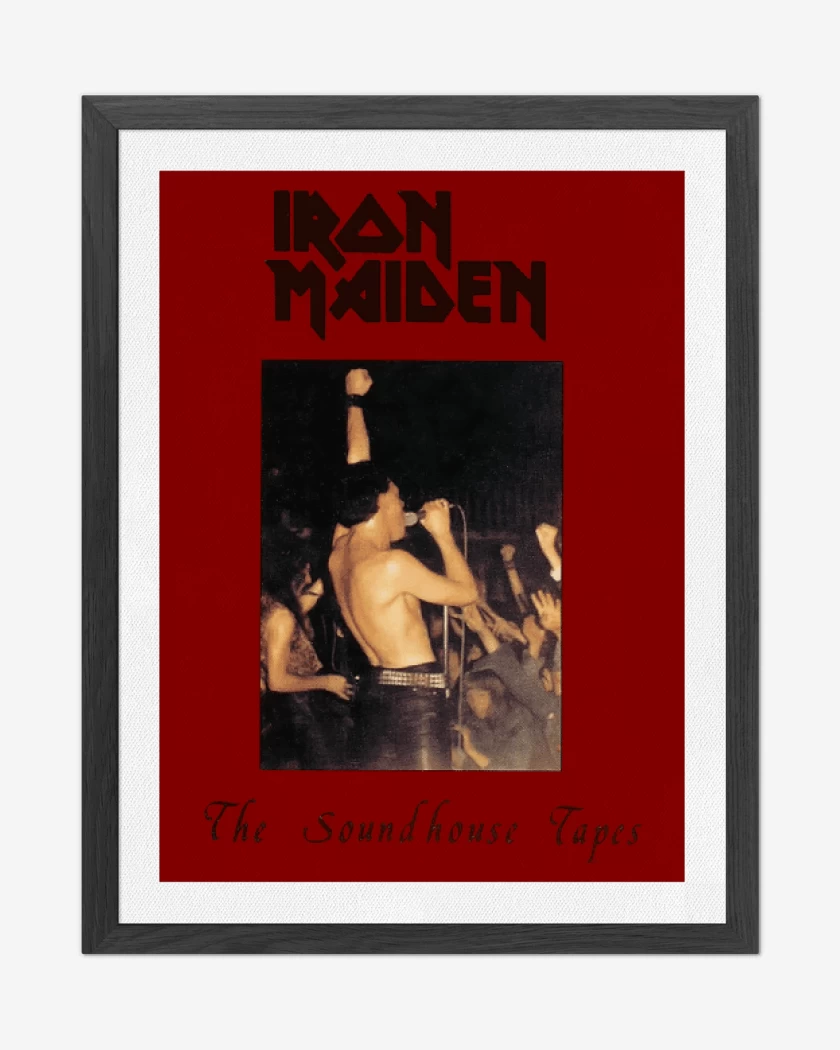 Cuadro decorativo Rojo de Iron Maiden The Soundhouse Tape