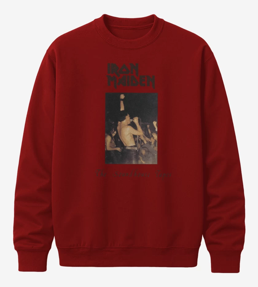 Poleron polo Rojo de Iron Maiden The Soundhouse Tape