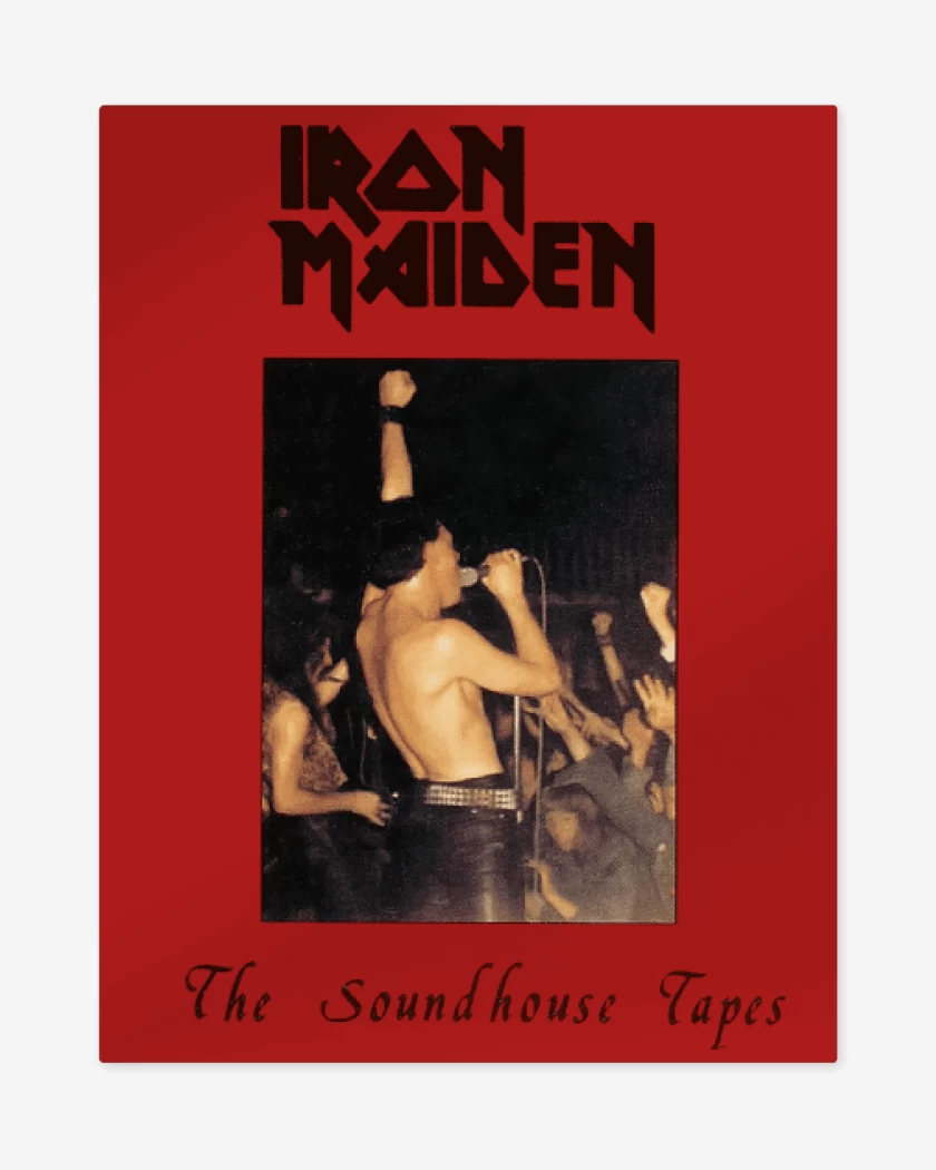 Print metalico Rojo de Iron Maiden The Soundhouse Tape