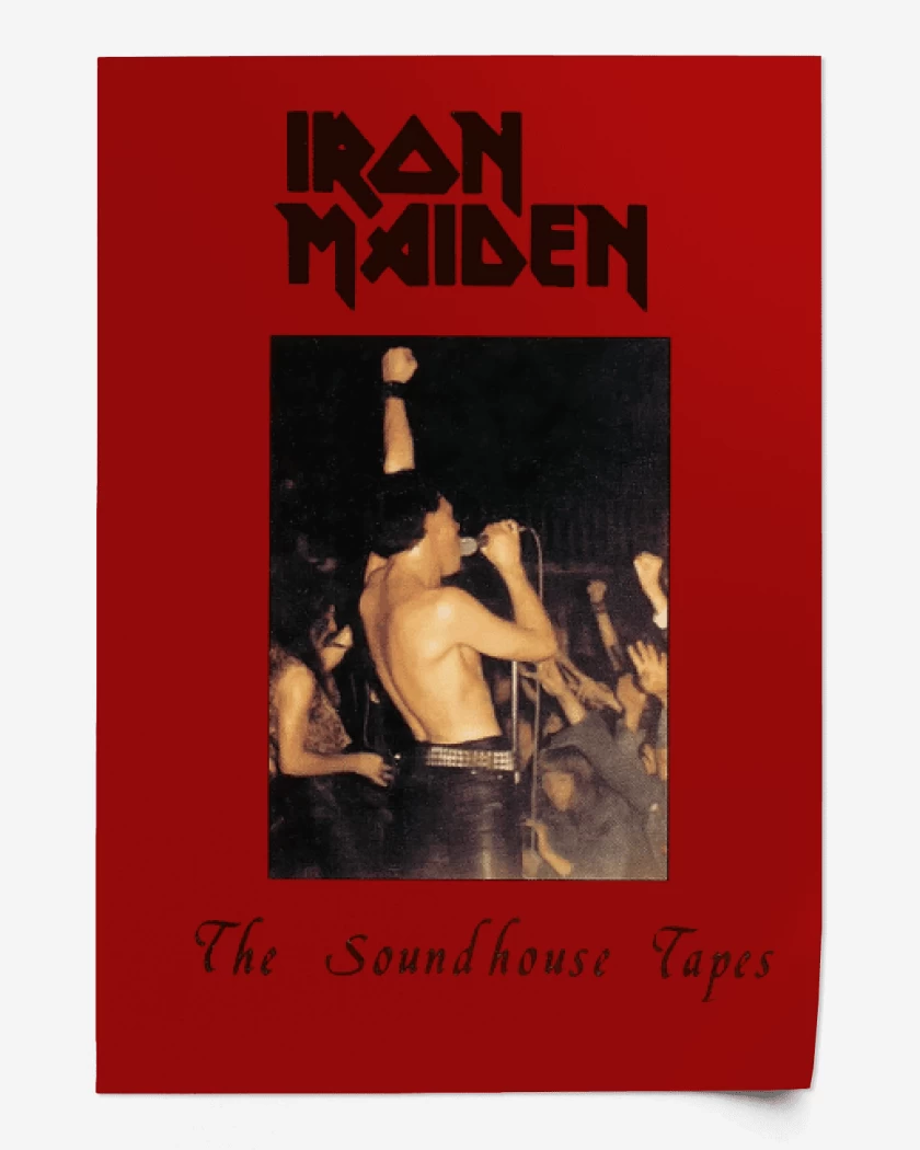 Print Rojo de Iron Maiden The Soundhouse Tape