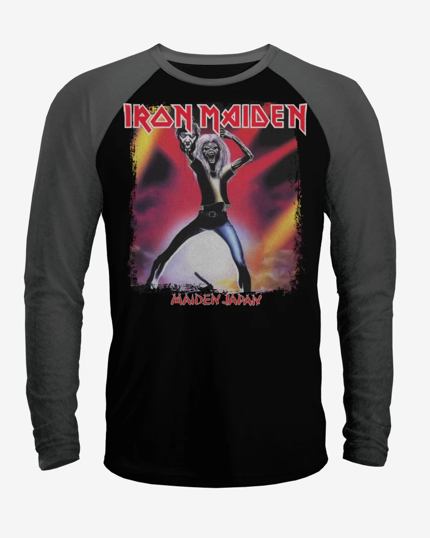 Polera Raglan Iron Maiden Maiden Japan v2