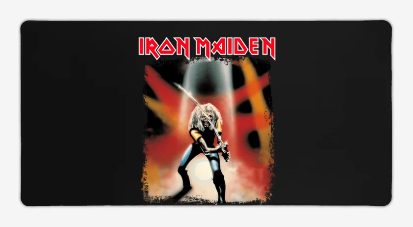 Mouse pad Gamer Negro de Iron Maiden Maiden Japan