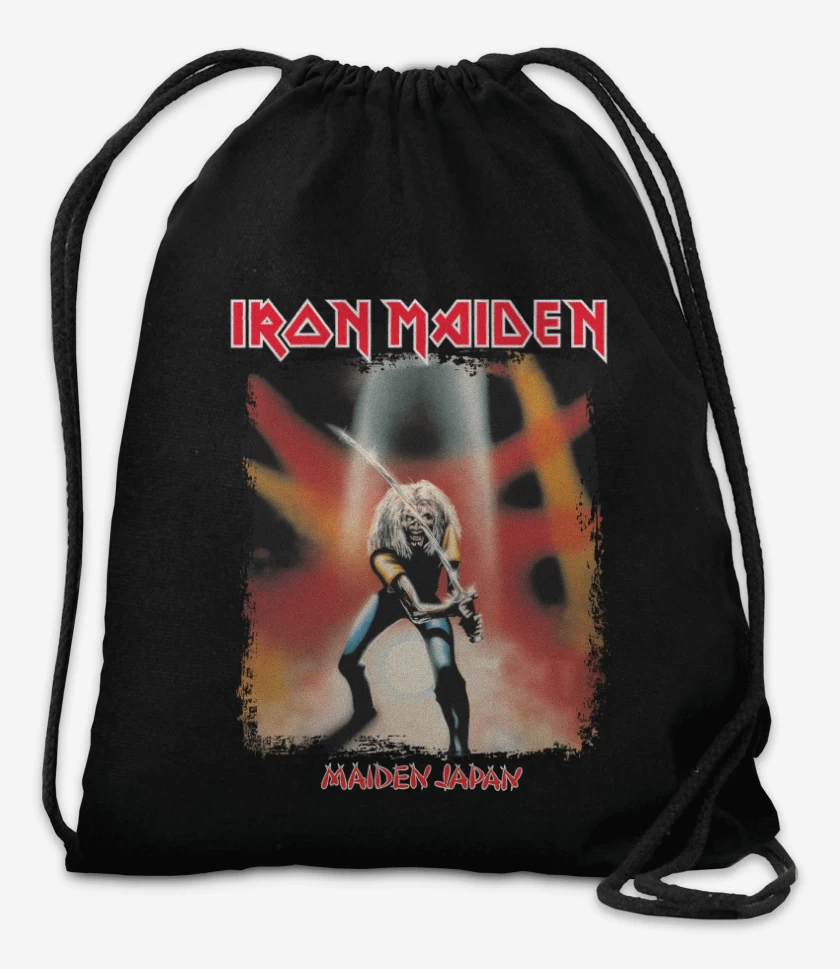 Mochila Negro de Iron Maiden Maiden Japan