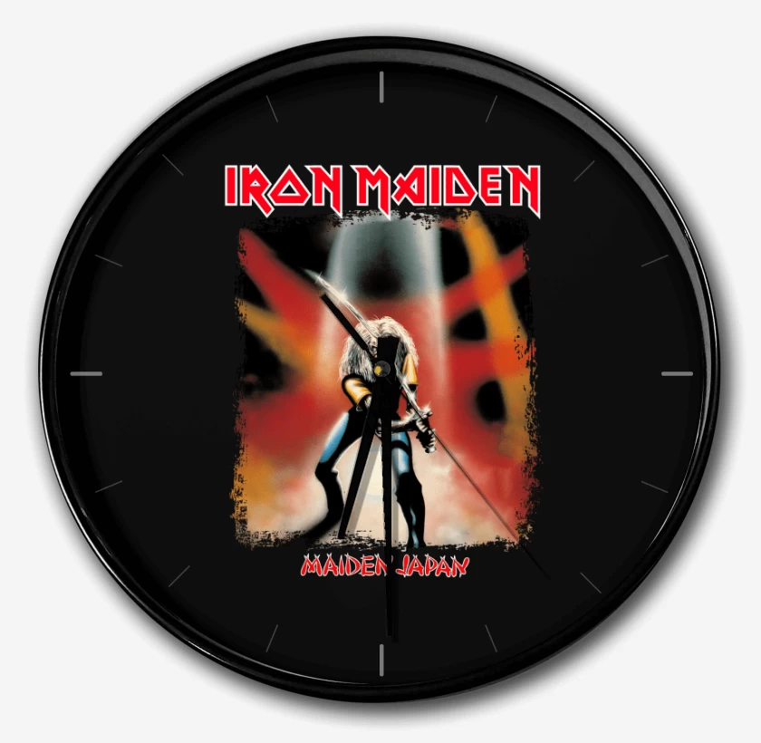 Reloj Negro de Iron Maiden Maiden Japan