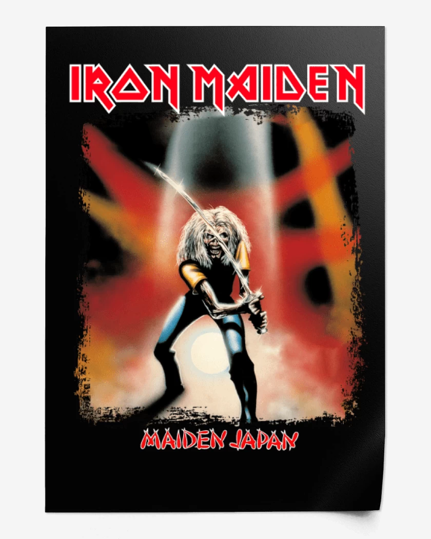 Print Iron Maiden Maiden Japan