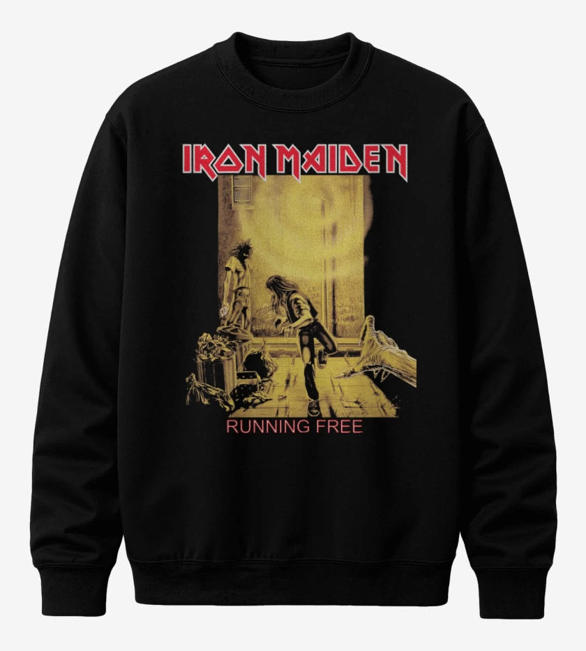 Poleron polo Iron Maiden Running Free