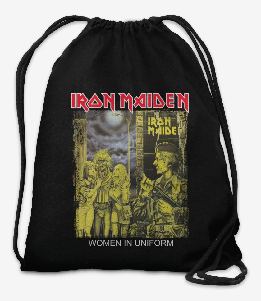Mochila Negro de Iron Maiden Women in Uniform