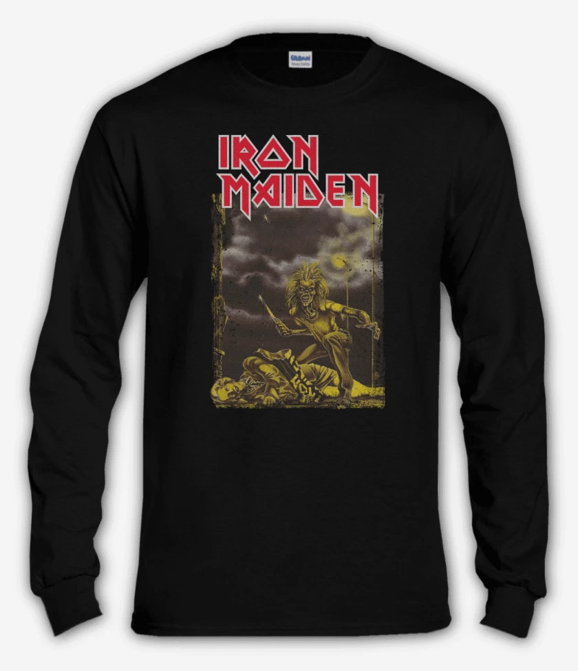 Polera manga larga Negro de Iron Maiden Sanctuary