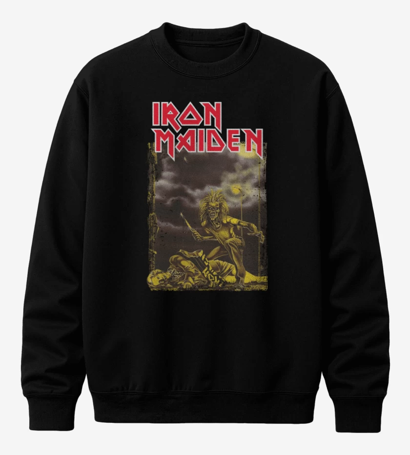 Poleron polo Negro de Iron Maiden Sanctuary
